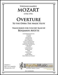 The Magic Flute - Overture Concert Band sheet music cover Thumbnail